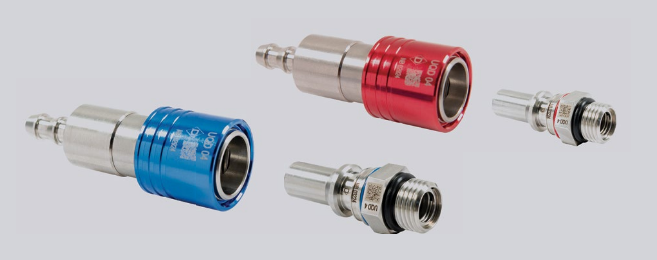 Danfoss UQD 快拆接頭產品圖(灰底)